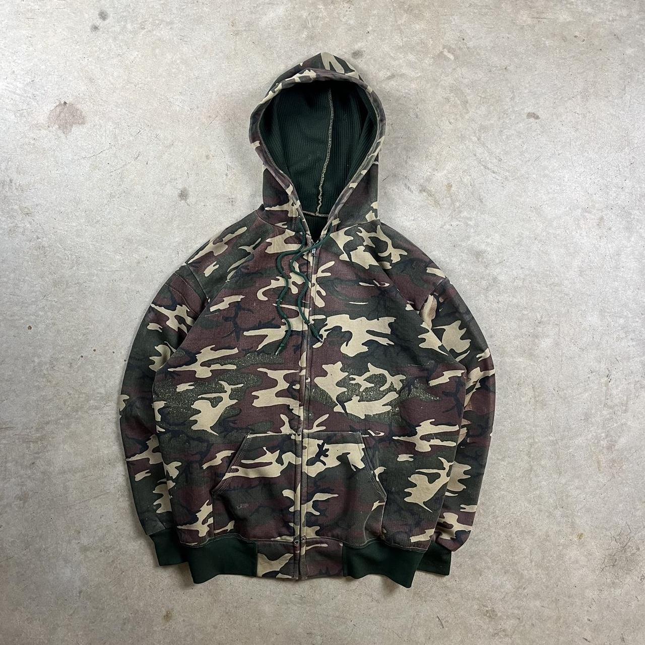 Camo Hoodie Vintage 