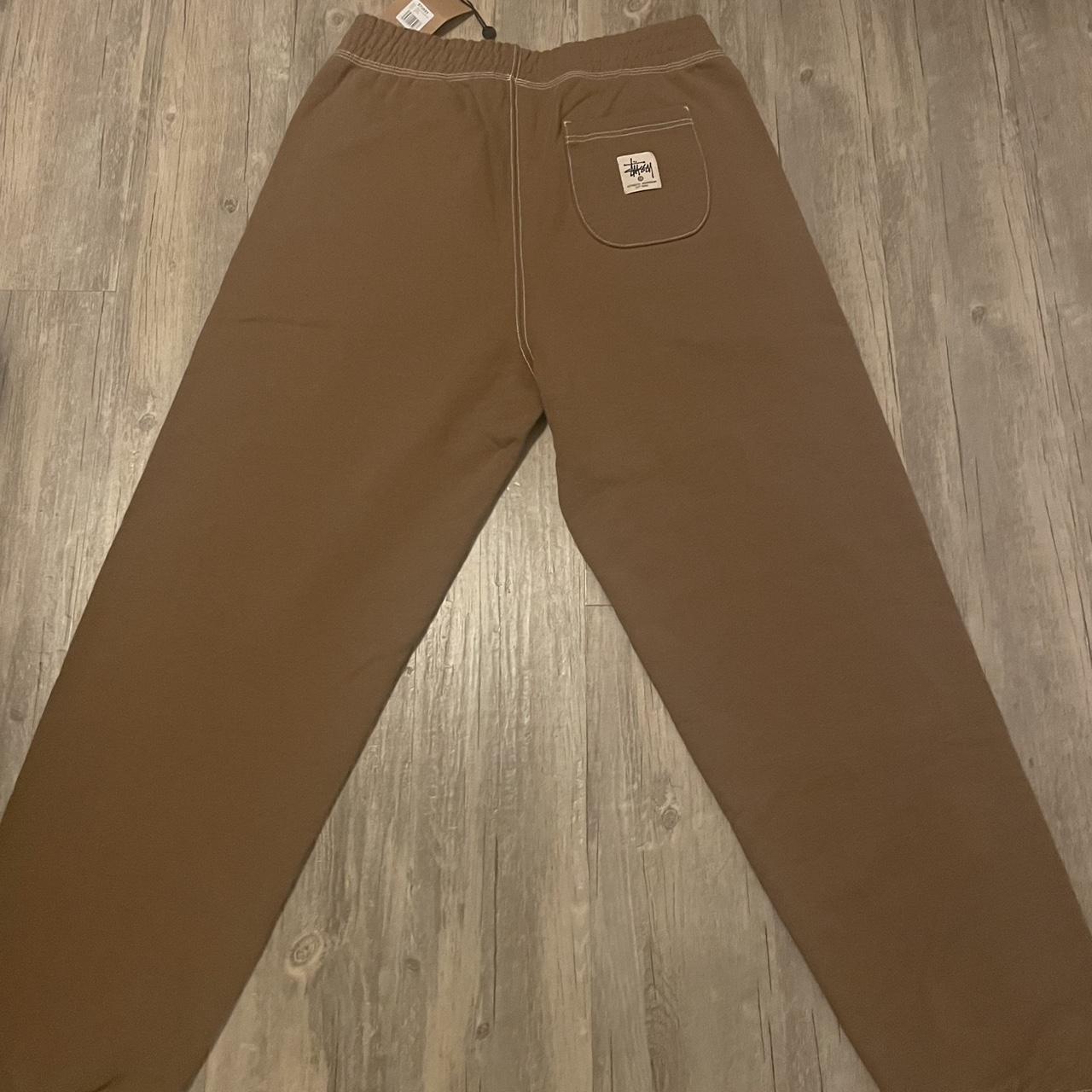 Vintage Stussy Brown Sweatpants Size Medium Never... Depop