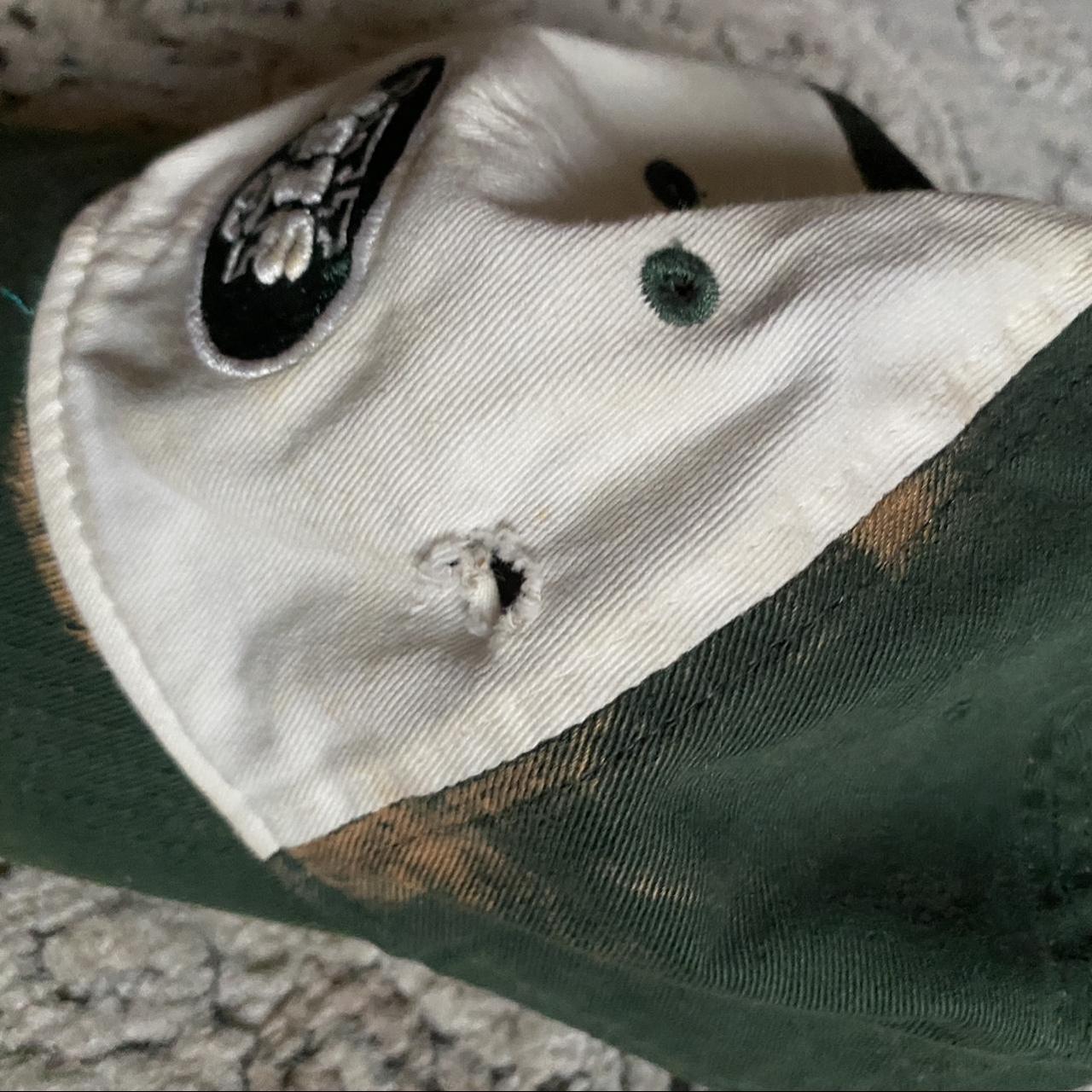 Vintage New York Jets Adjustable Hat. Flaws shown in - Depop