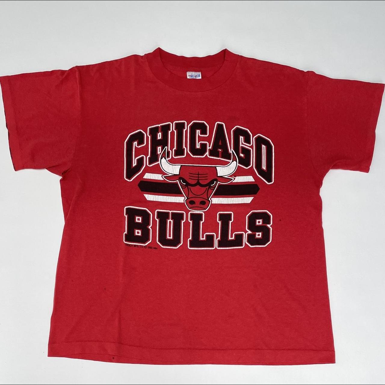 Vintage Chicago Bulls Single Stitch T-shirt size... - Depop