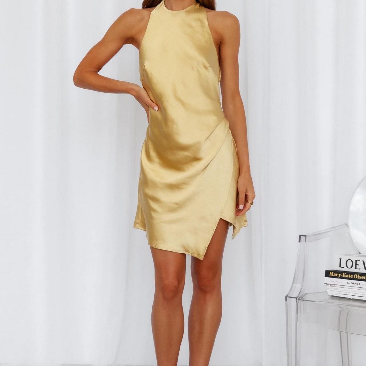 Showpo yellow outlet dress