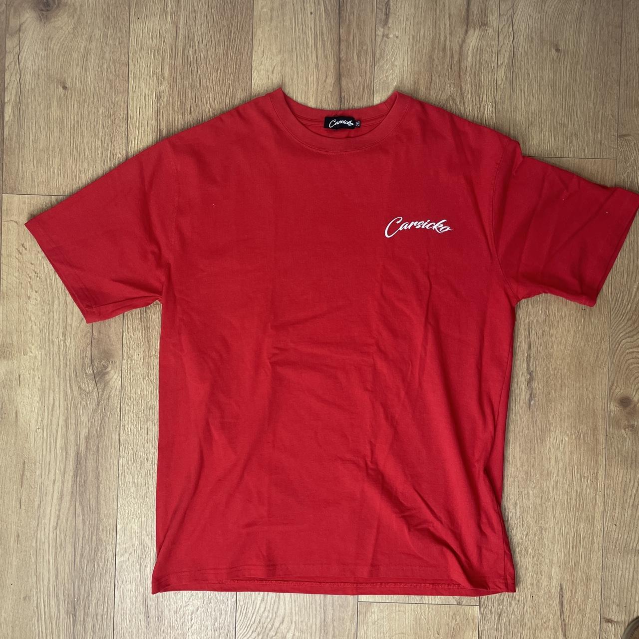 Corteiz Men's Red T-shirt | Depop