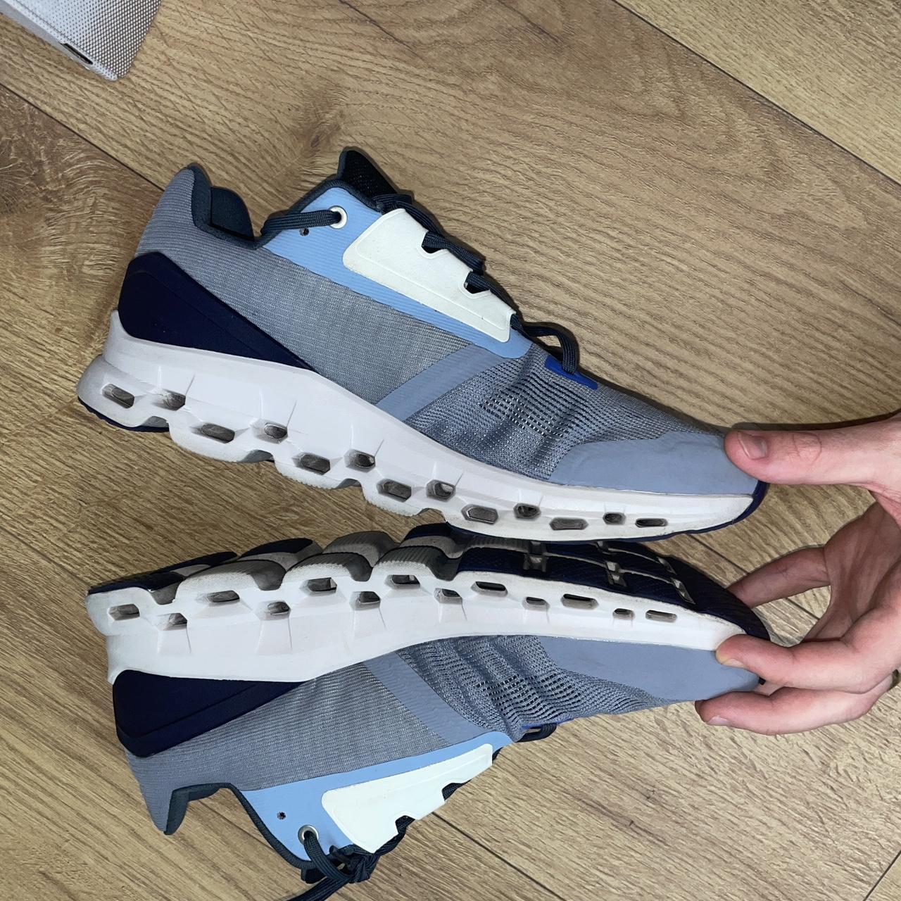 On running cloud swift cloud strat trainers grey... - Depop