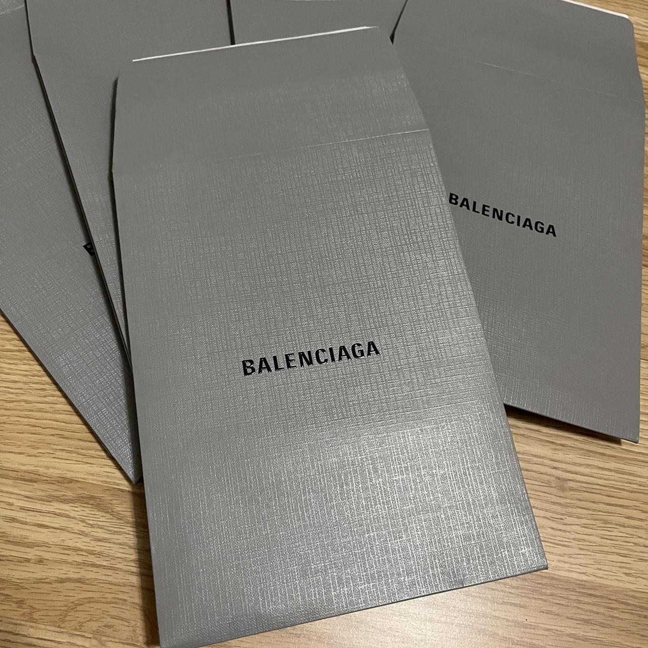 Balenciaga Grey and Black Cards-invitations-gift-wrap | Depop