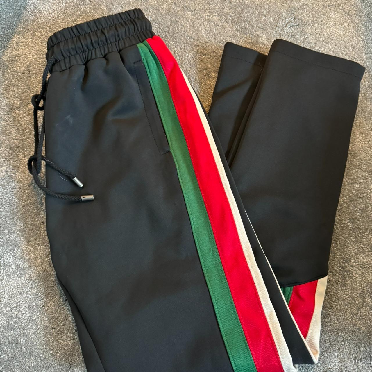 Black gucci joggers hot sale