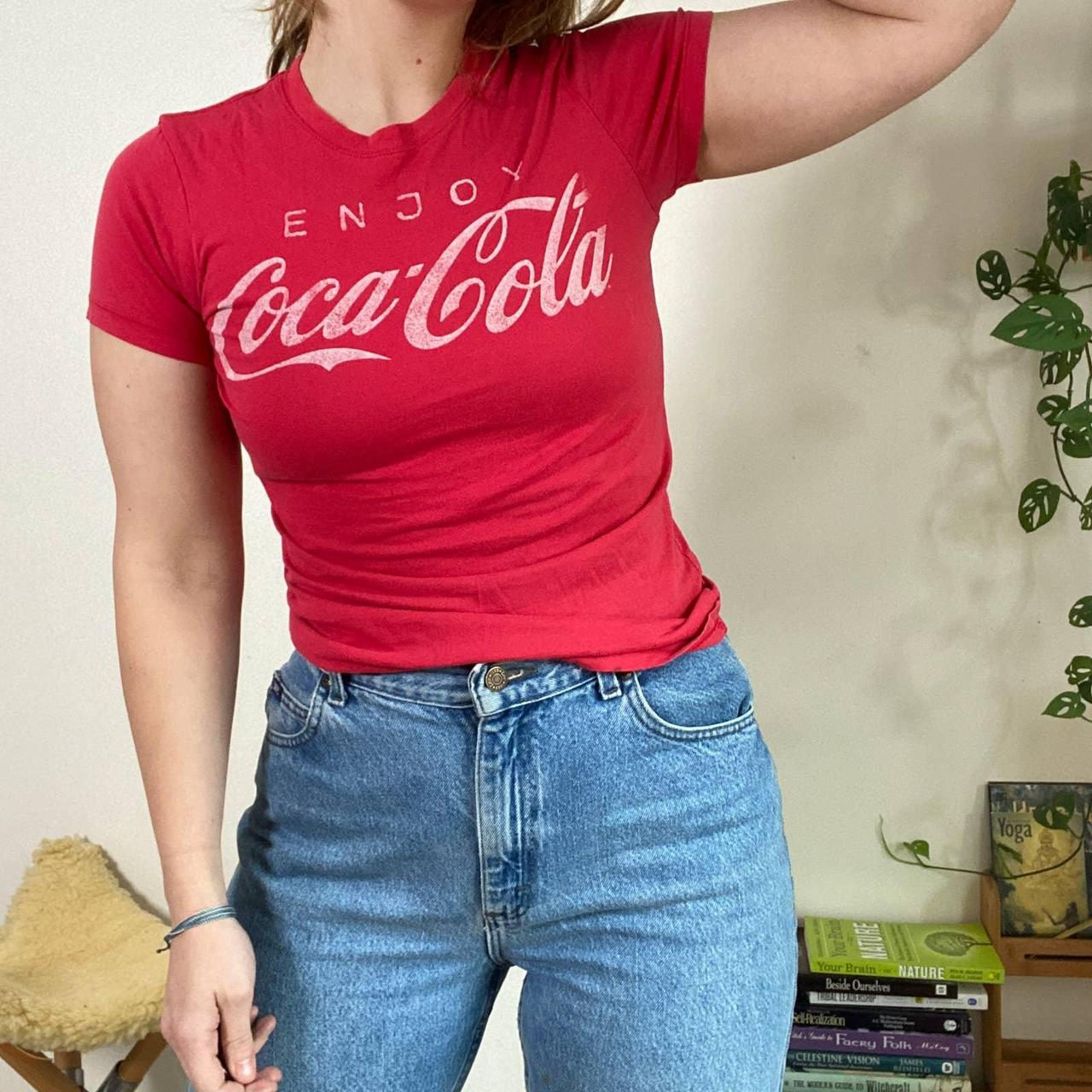 Coca-Cola By Might Fine Logo Brand Top... - Depop