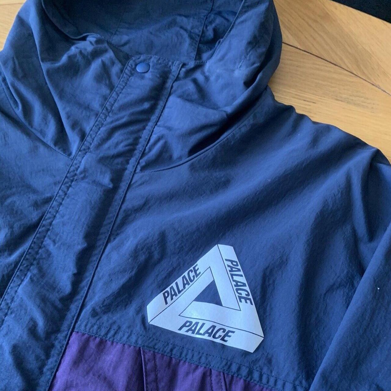 palace ss16 smerk jacket in purple. quarter zip,... - Depop