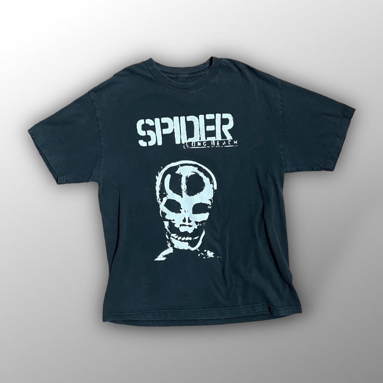 Spider Long Beach Skeleton Band T... - Depop