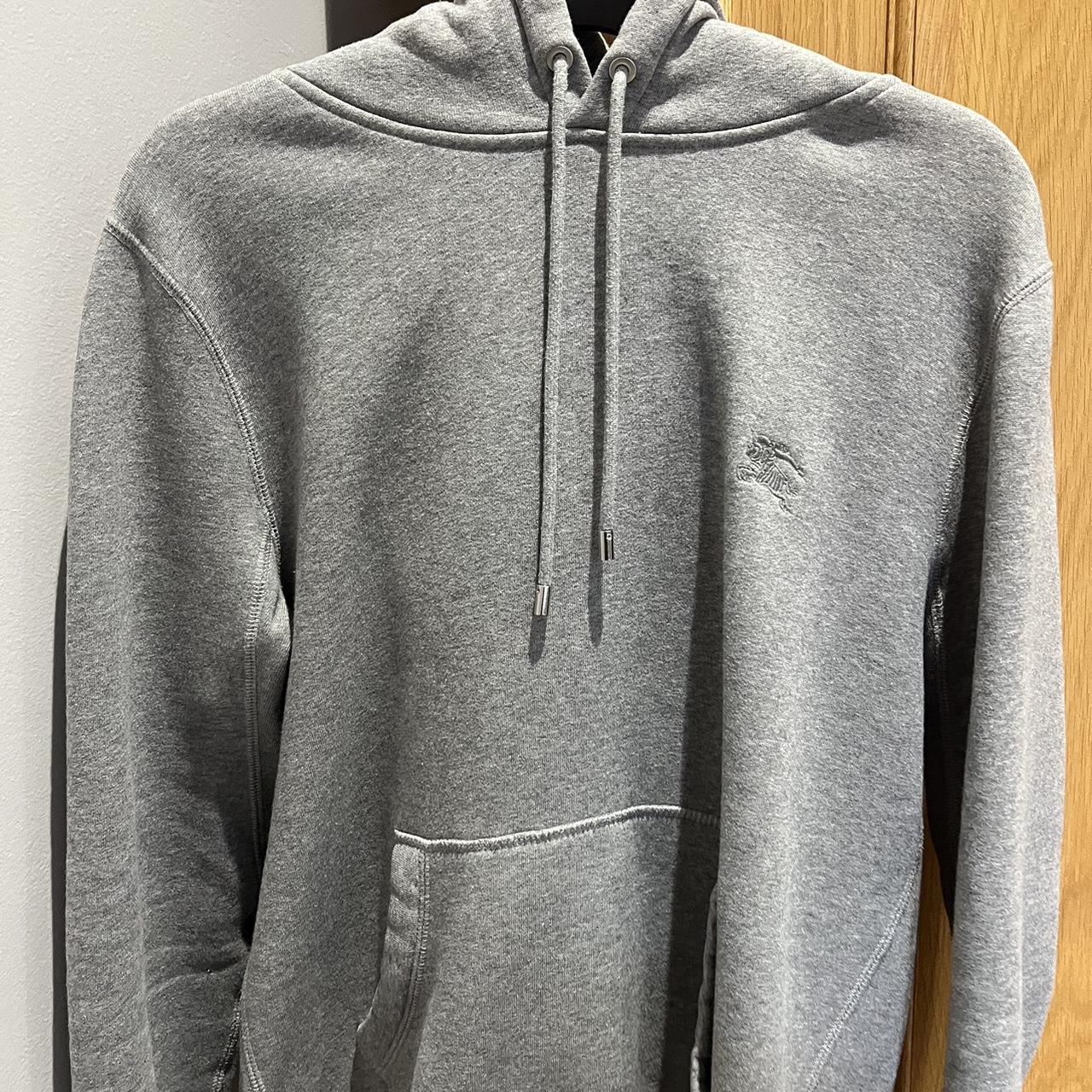 Burberry hoodie online gray