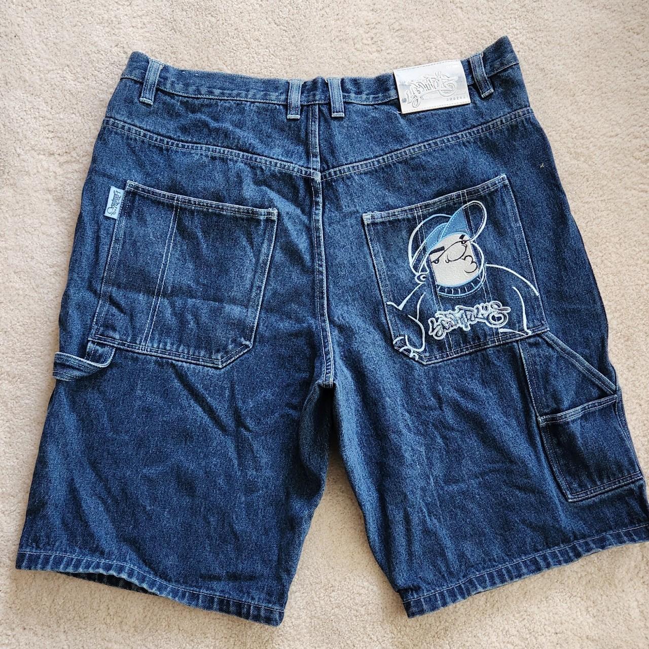 South Pole baggy loose Y2K 90s denim jeans shorts. Depop