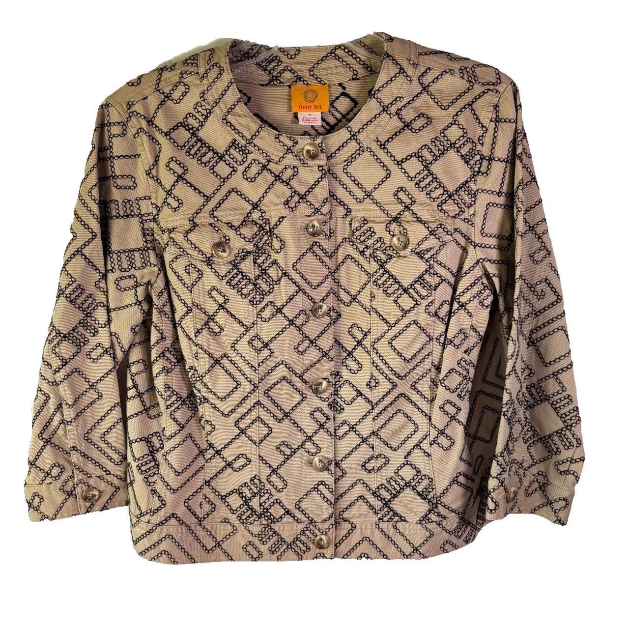 Ruby Rd. Women's Casual Jacket - Brown - 10 – Rub… - image 1