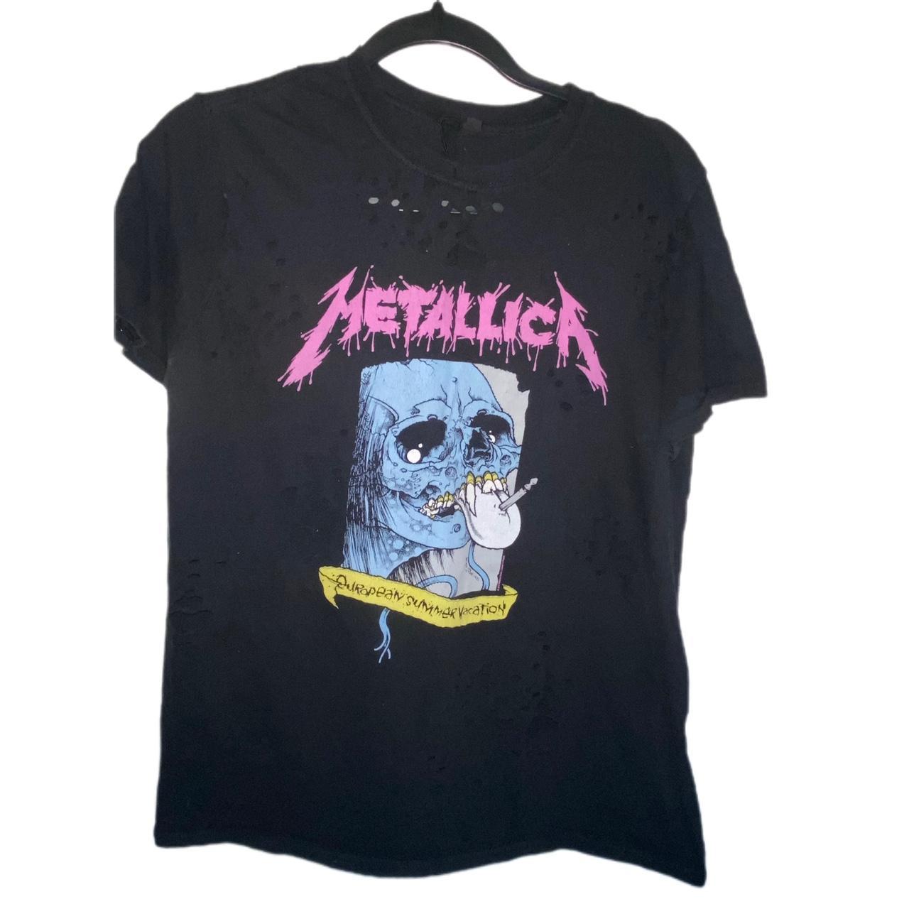 And finally metallica t shirt hotsell