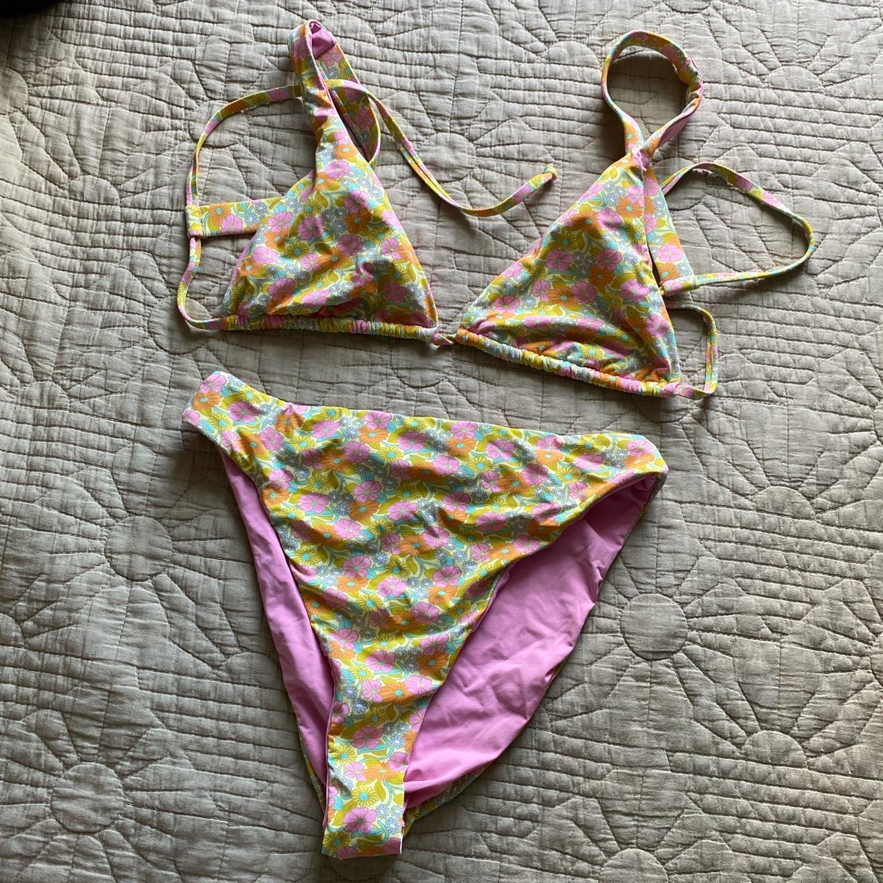 Dipping Daisies swimsuit set. Worn only once.... - Depop