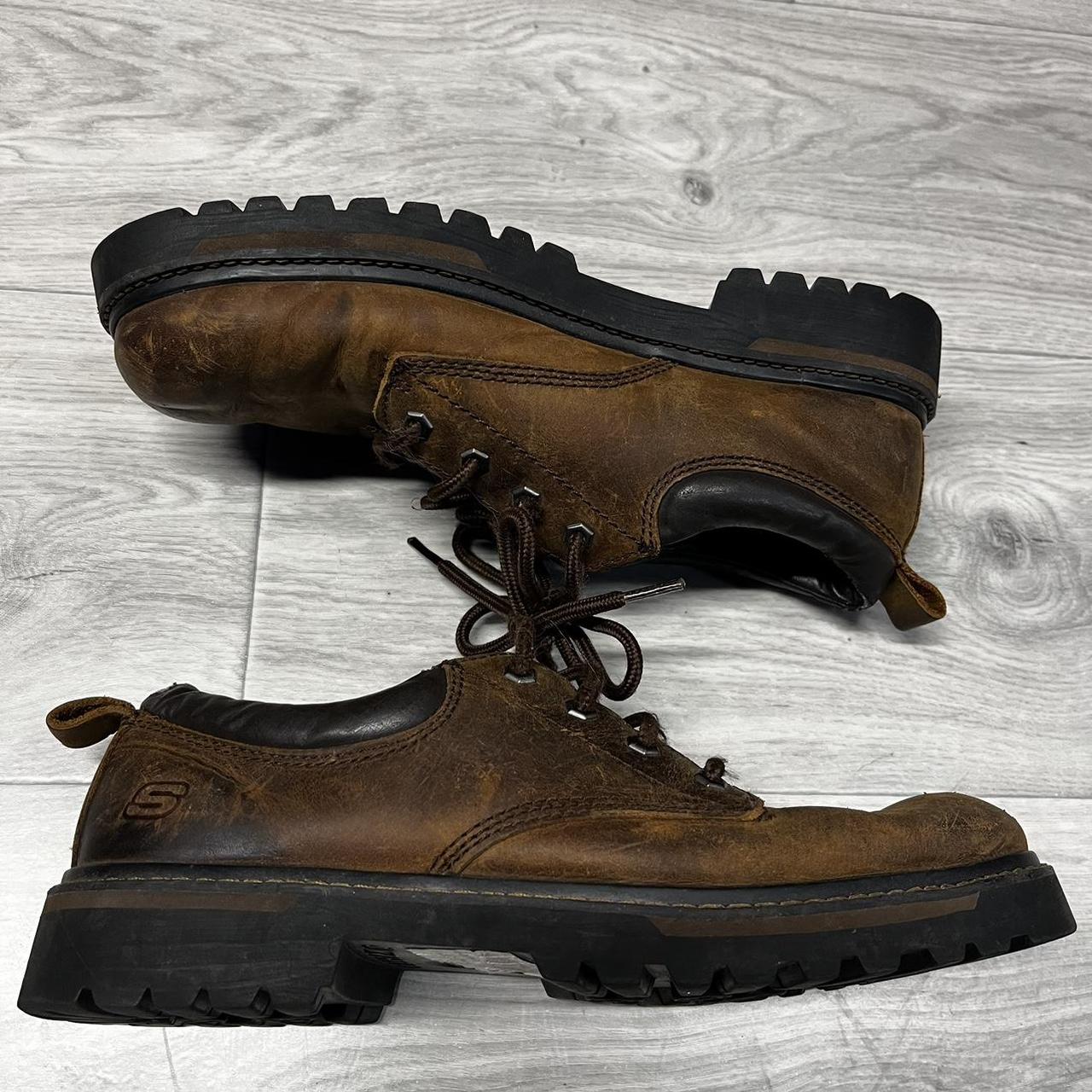 skechers oxfords brown