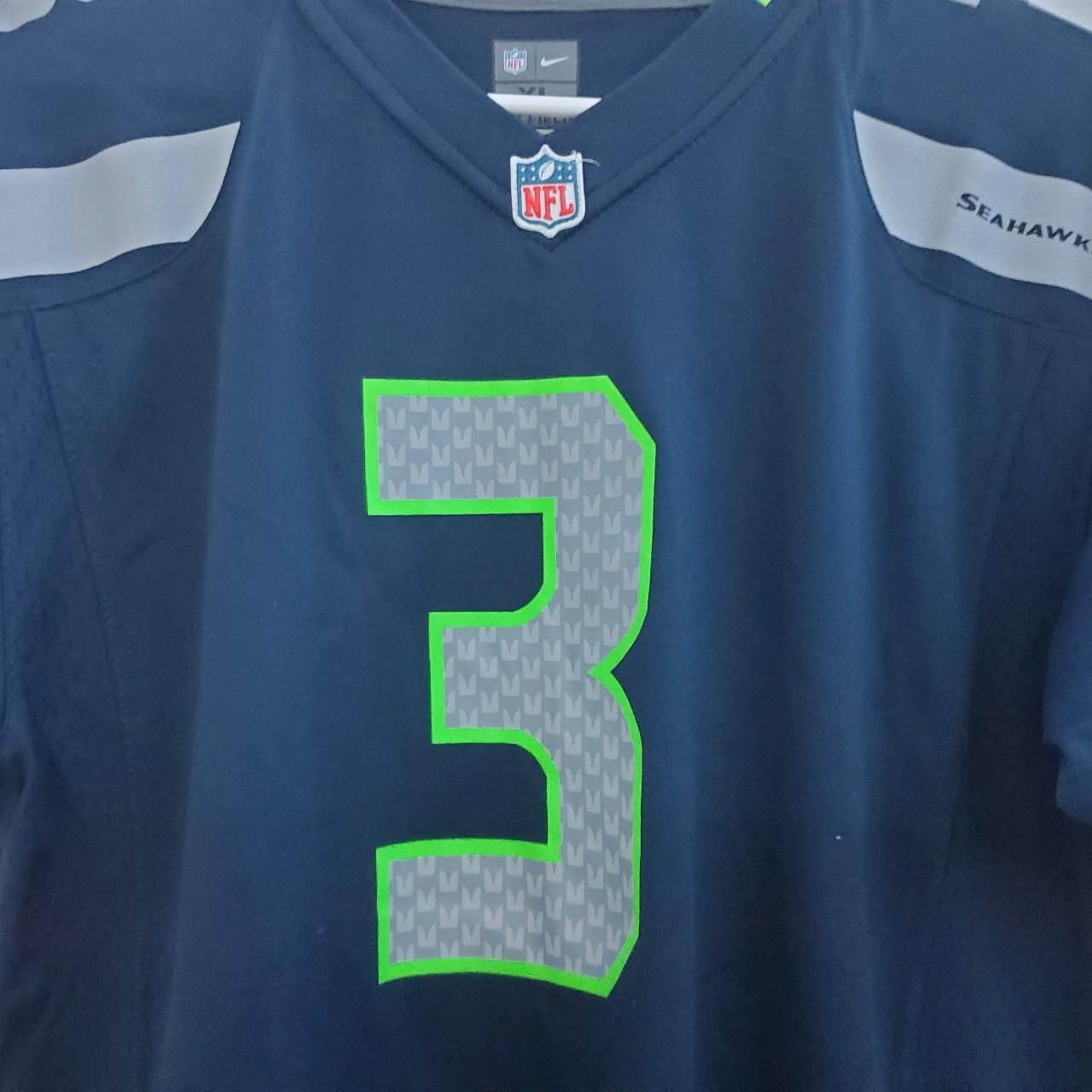 Nike Russell Wilson Seattle Seahawks Jersey. Youth - Depop