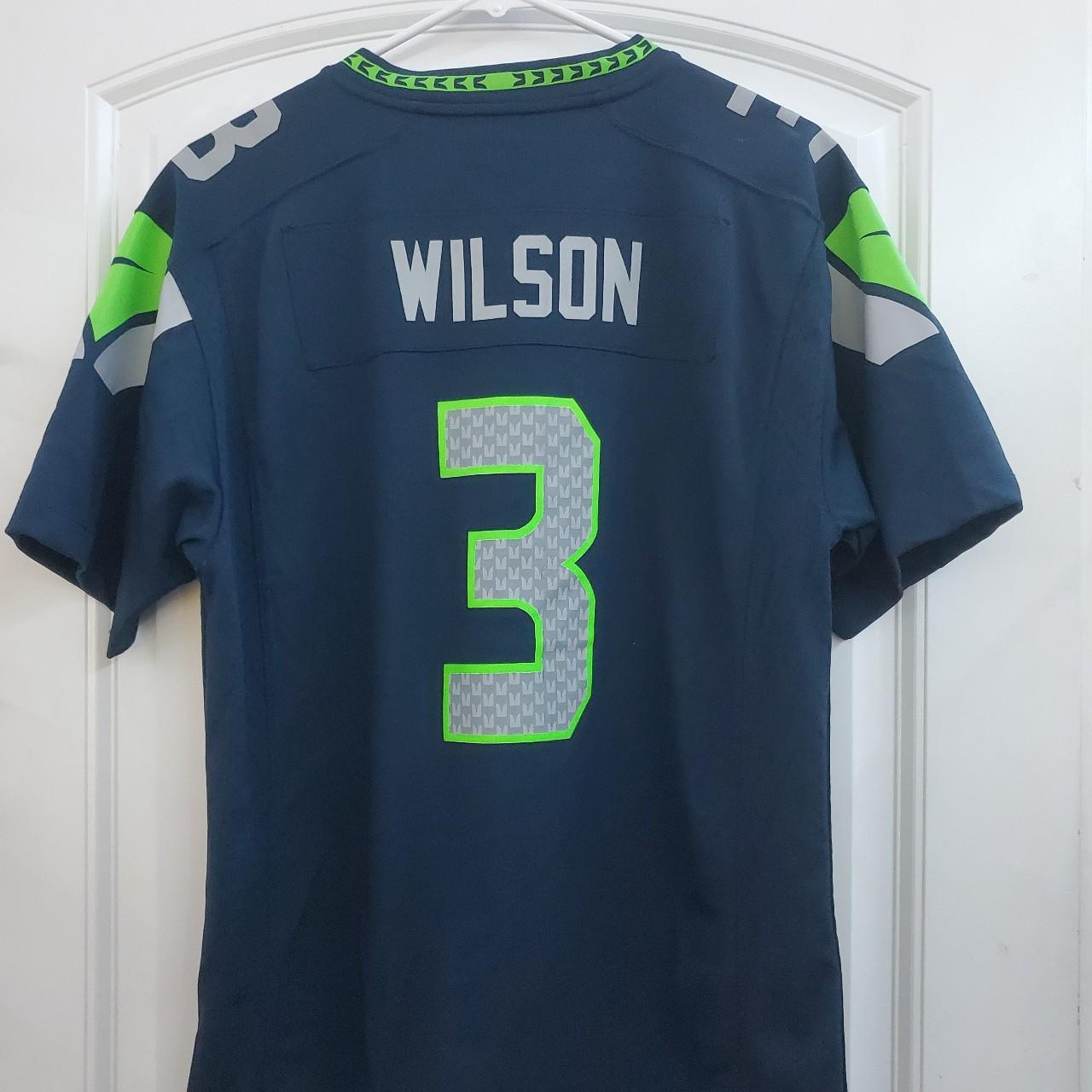 Nike Russell Wilson Seattle Seahawks Jersey. Youth - Depop