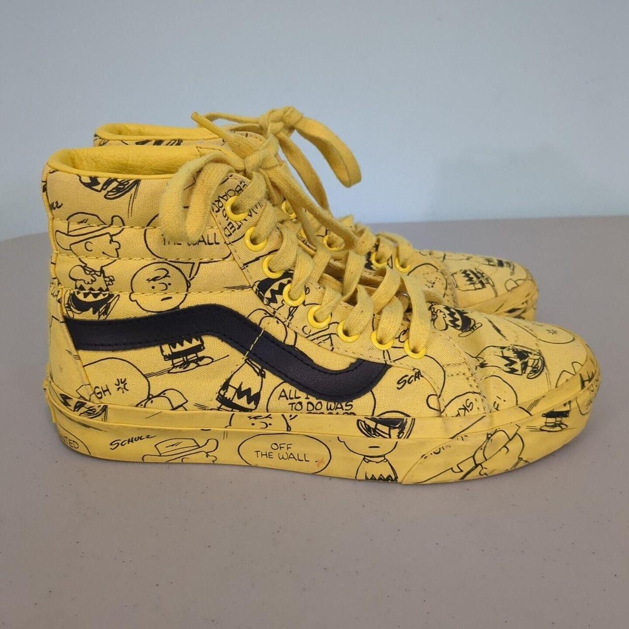 Charlie brown vans high top online