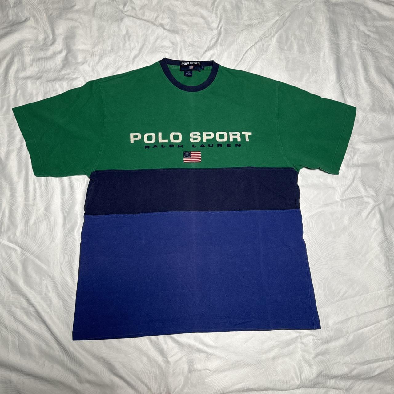 Vintage Polo Sport x Ralph Lauren Spell out Tee | | Depop