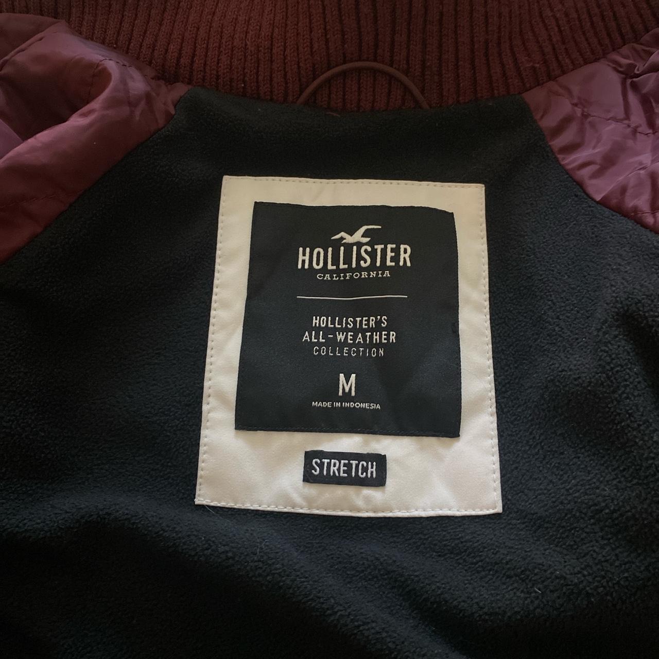 Hollister winter coat size (M) - Depop