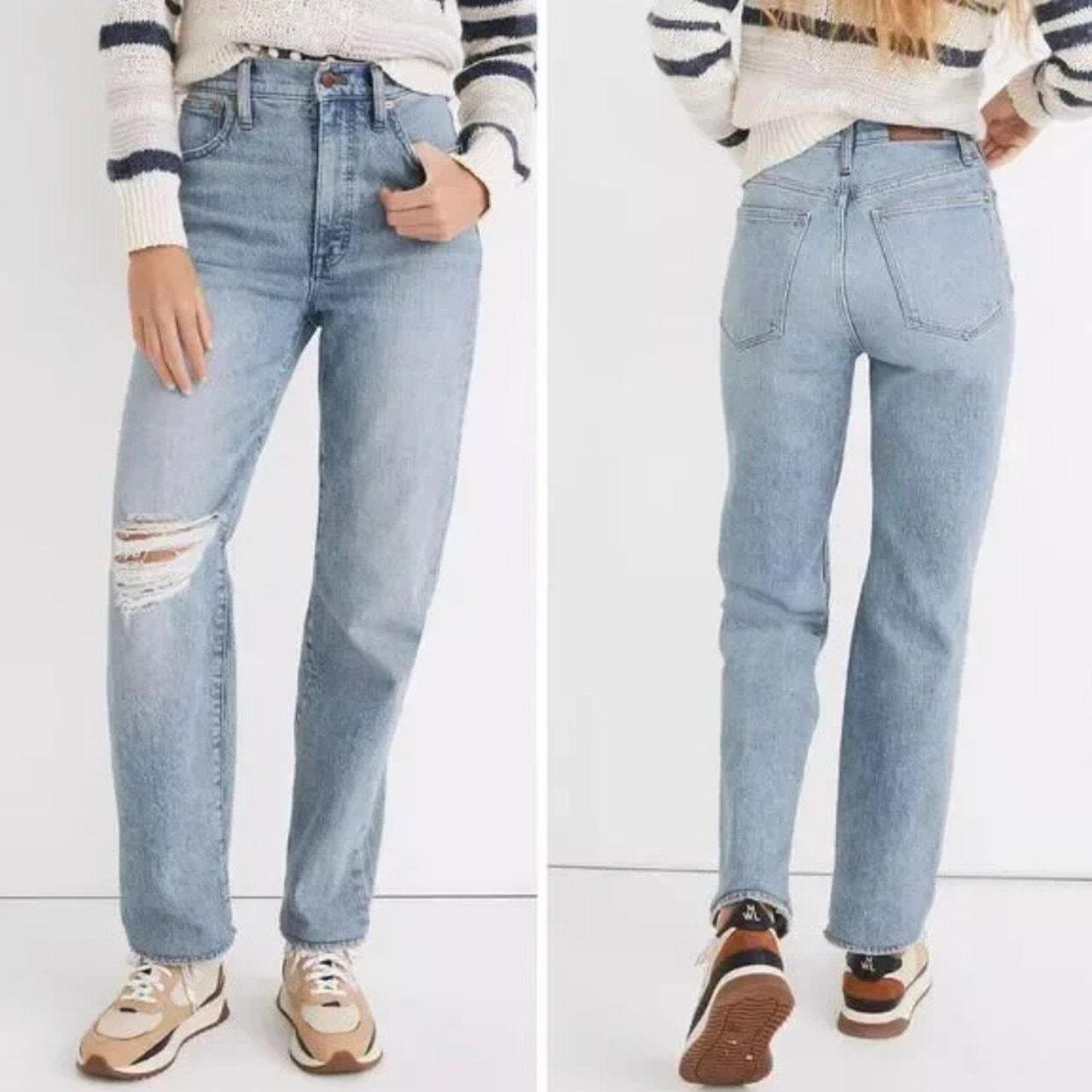 NEW Madewell The Perfect Vintage Straight Jean in Reinhart Wash, hot 25