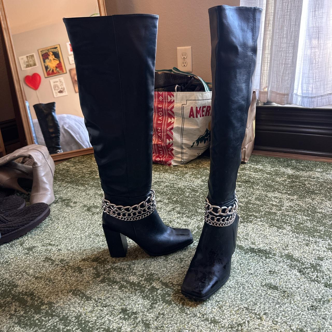 American eagle over sales the knee boots