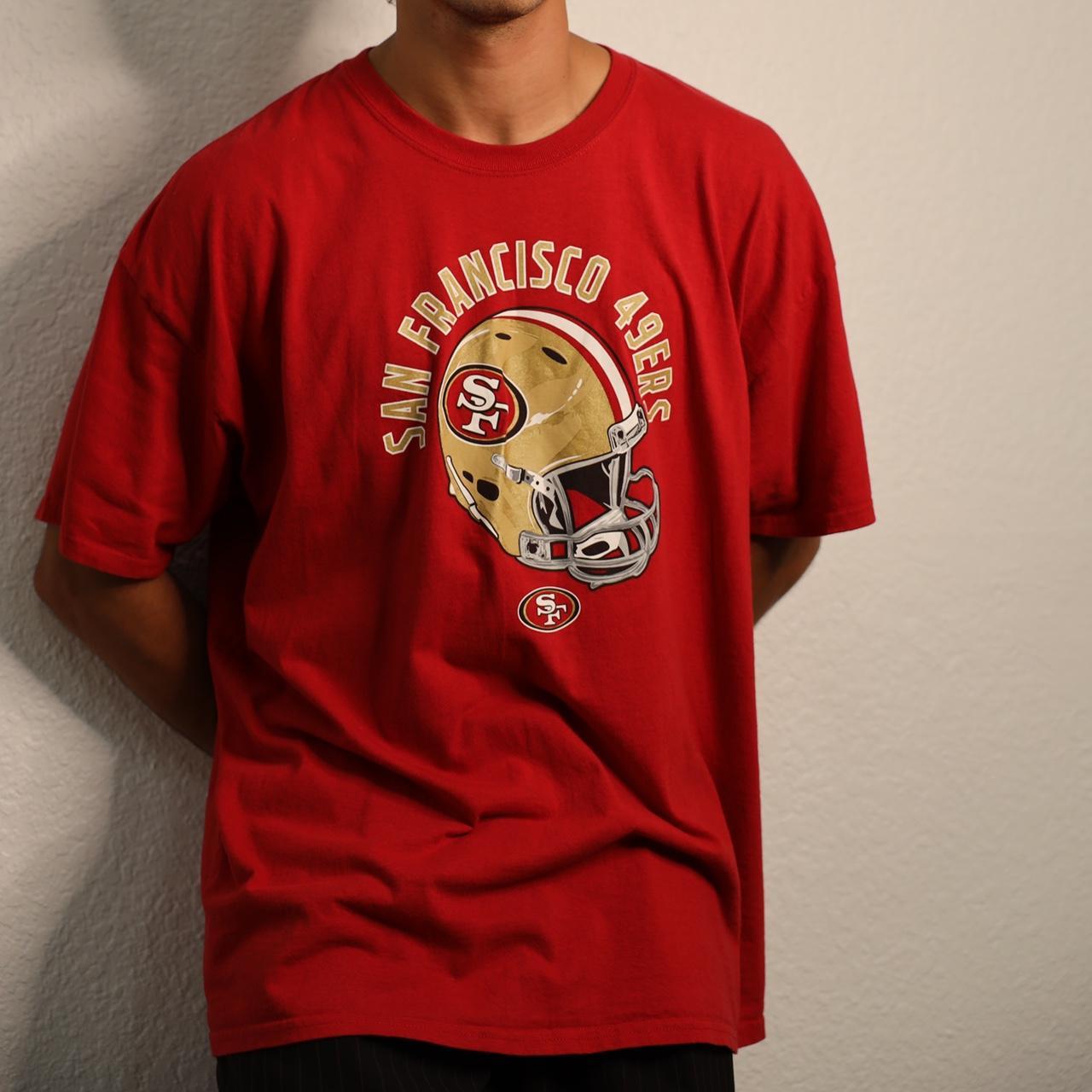 San Francisco 49ers Destroyed Tee San Francisco - Depop