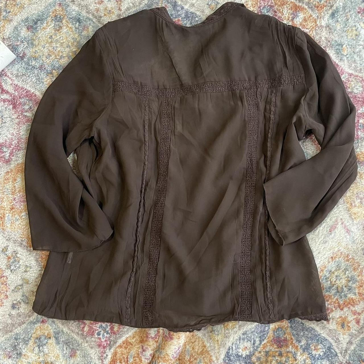 Elements Women's Blouse - Brown - S – Elements br… - image 3