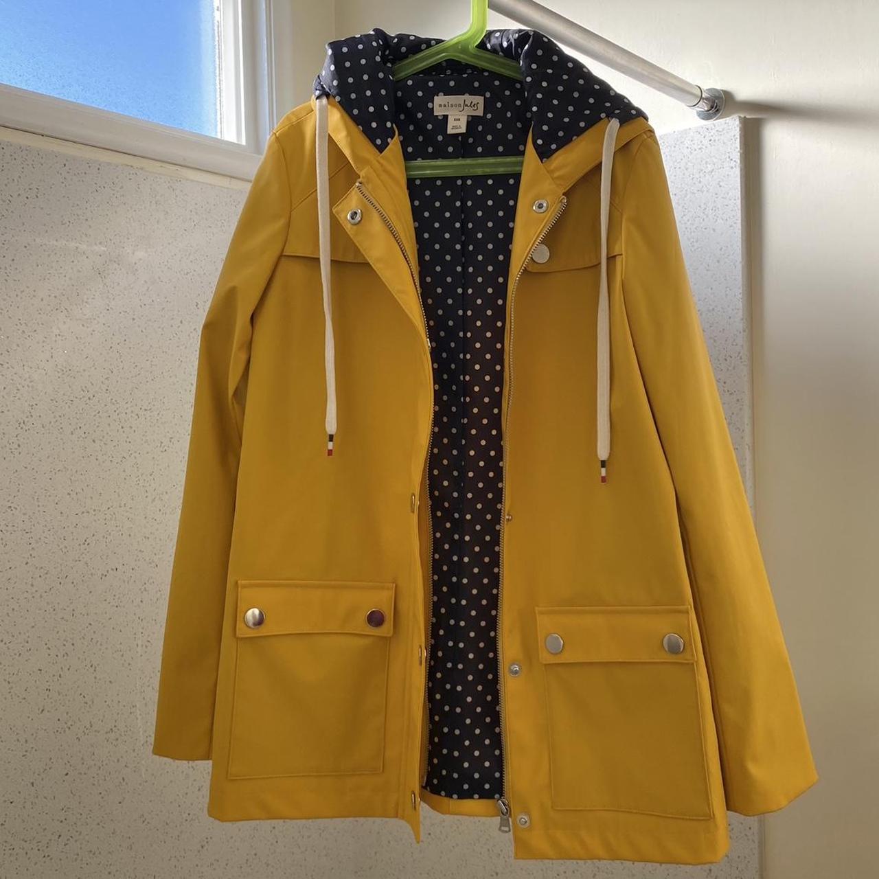 Cute Yellow Rain Coat Jacket XXS Maison Jules Great... Depop