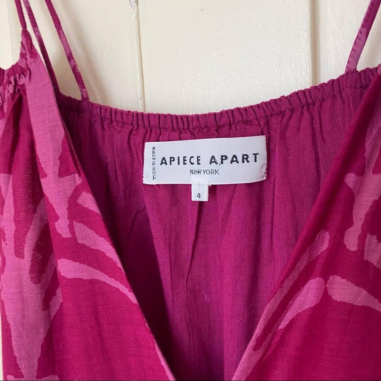 Apiece Apart Women's Purple and Pink Dress (2)