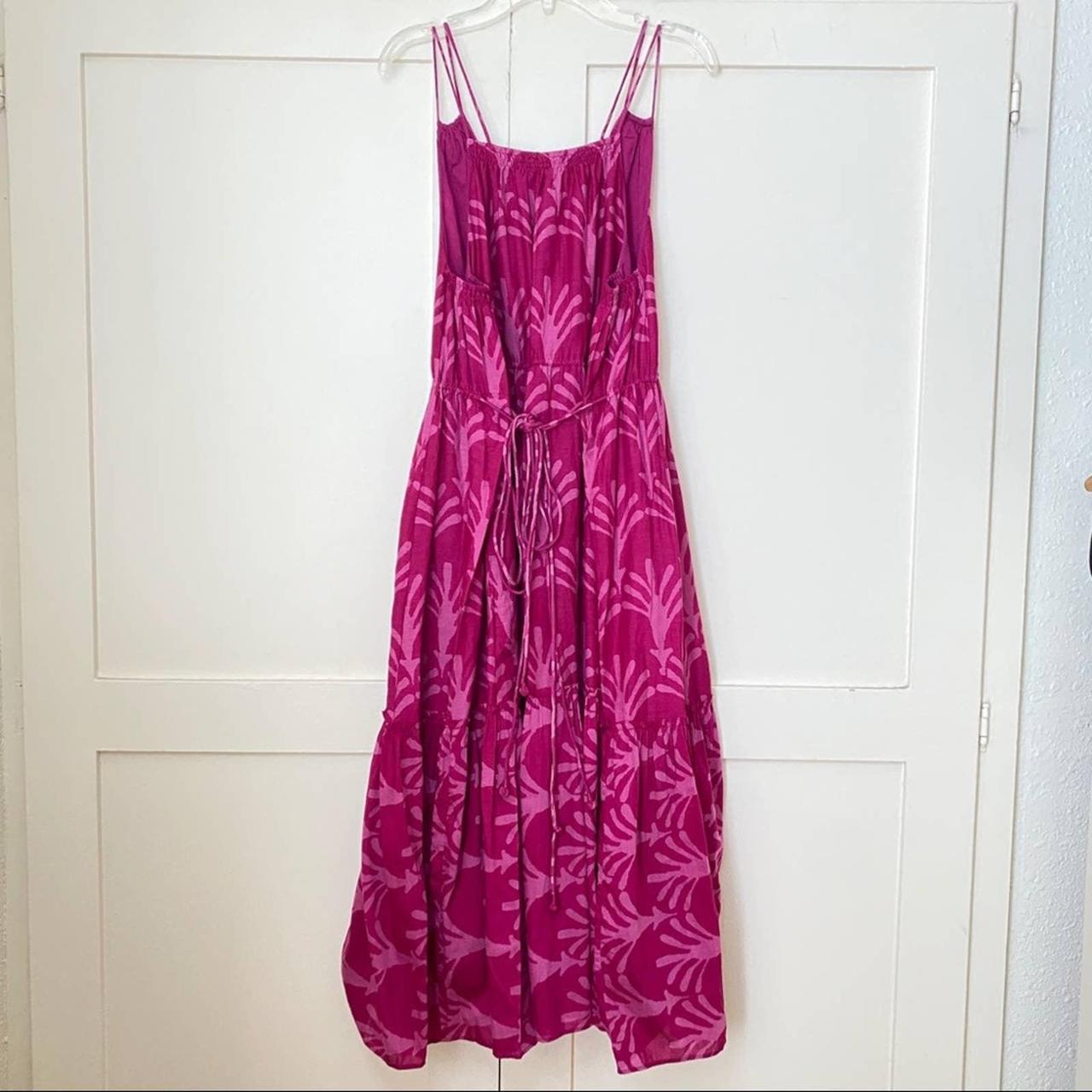 Apiece Apart Women's Purple and Pink Dress (3)