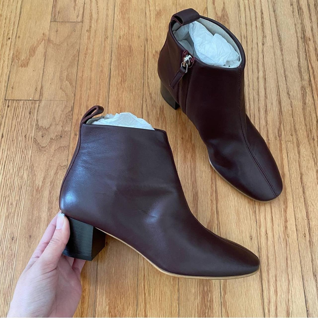 everlane day boot burgundy