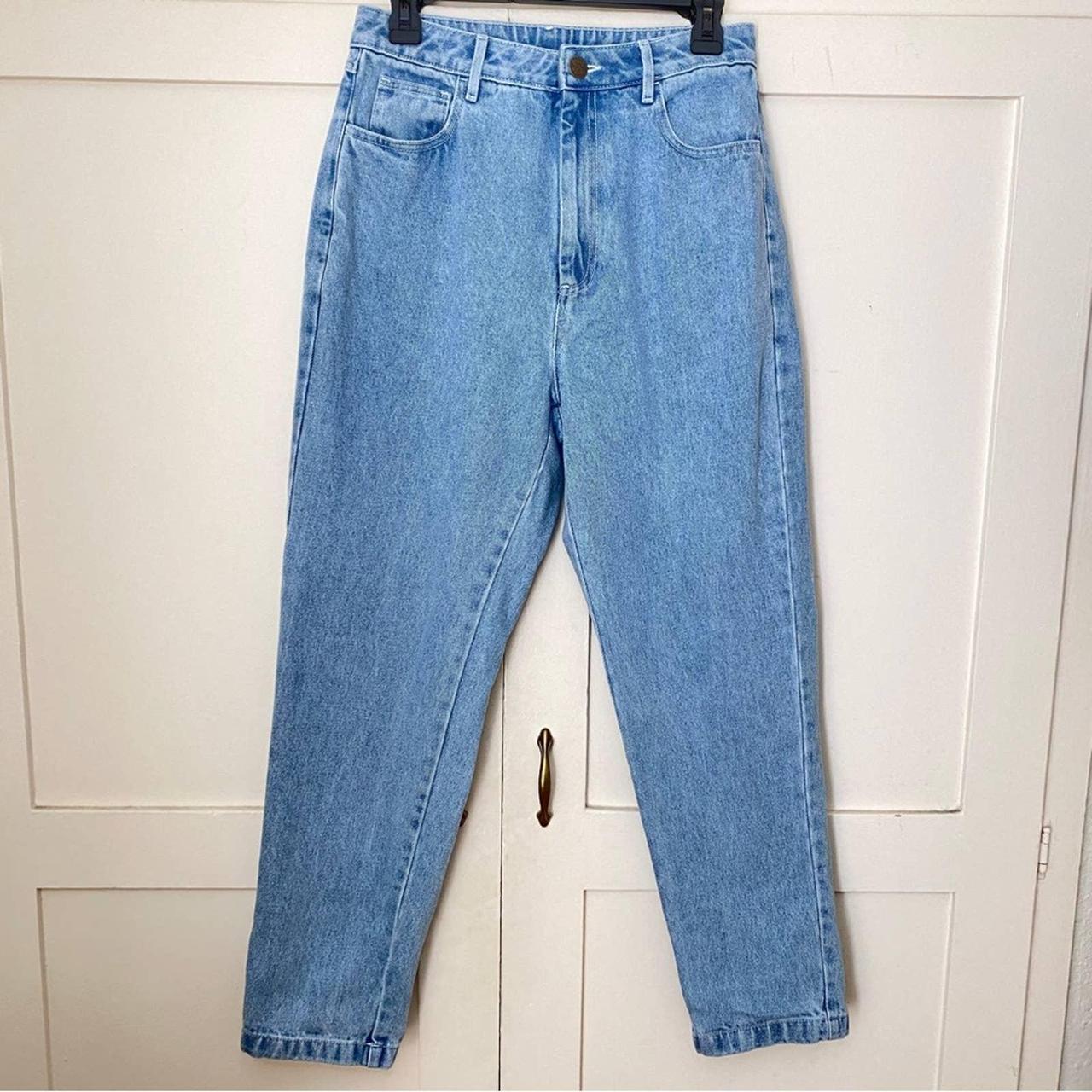 Lucy & Yak Dana Classic Mom Jeans In Light Wash... - Depop