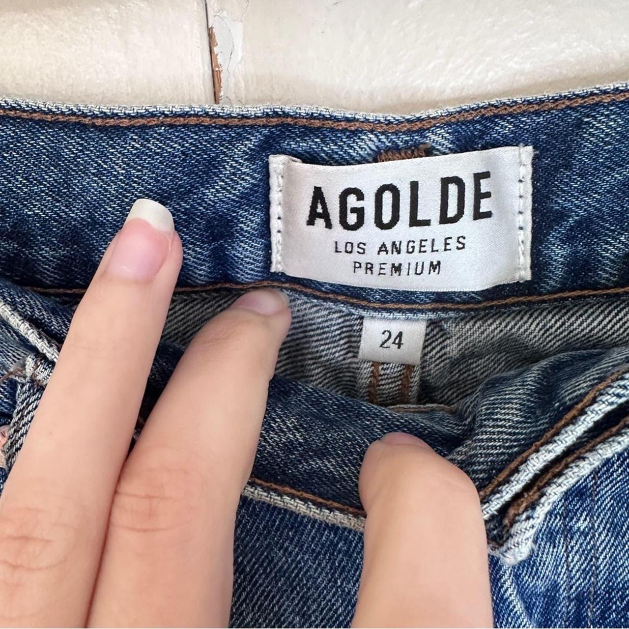 Agolde Jamie Straight Jean In Lowdown Size Depop