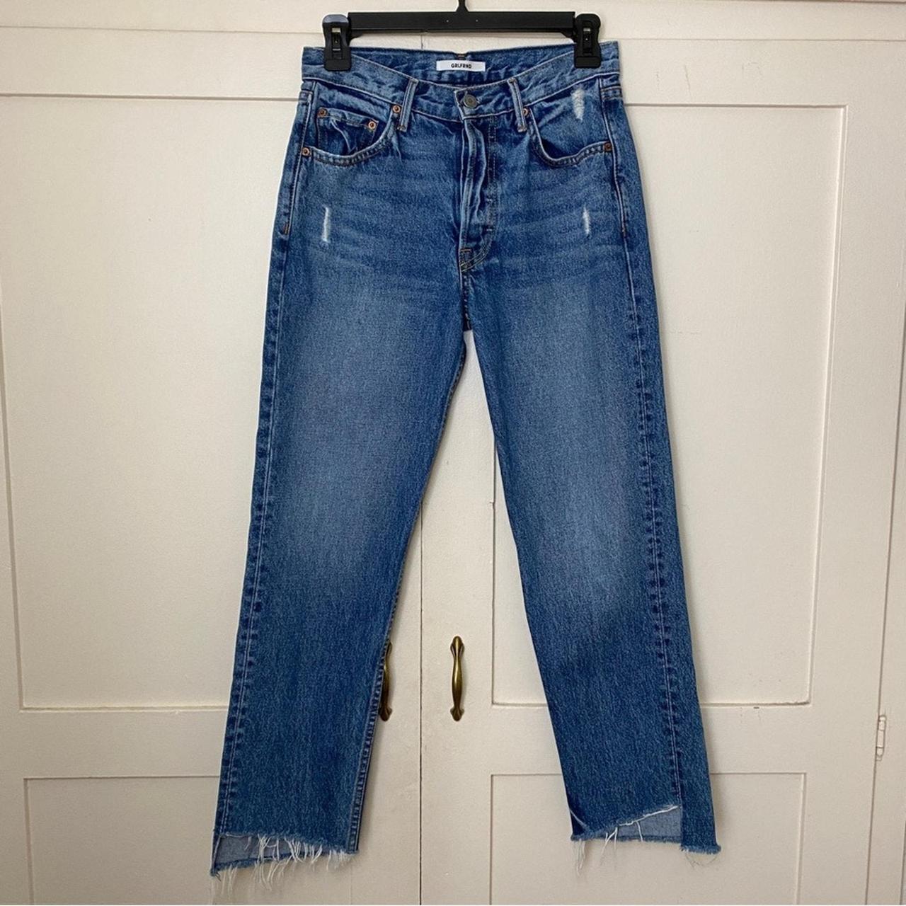 GRLFRND Denim The Helena Straight Leg Jeans in Close buy To You