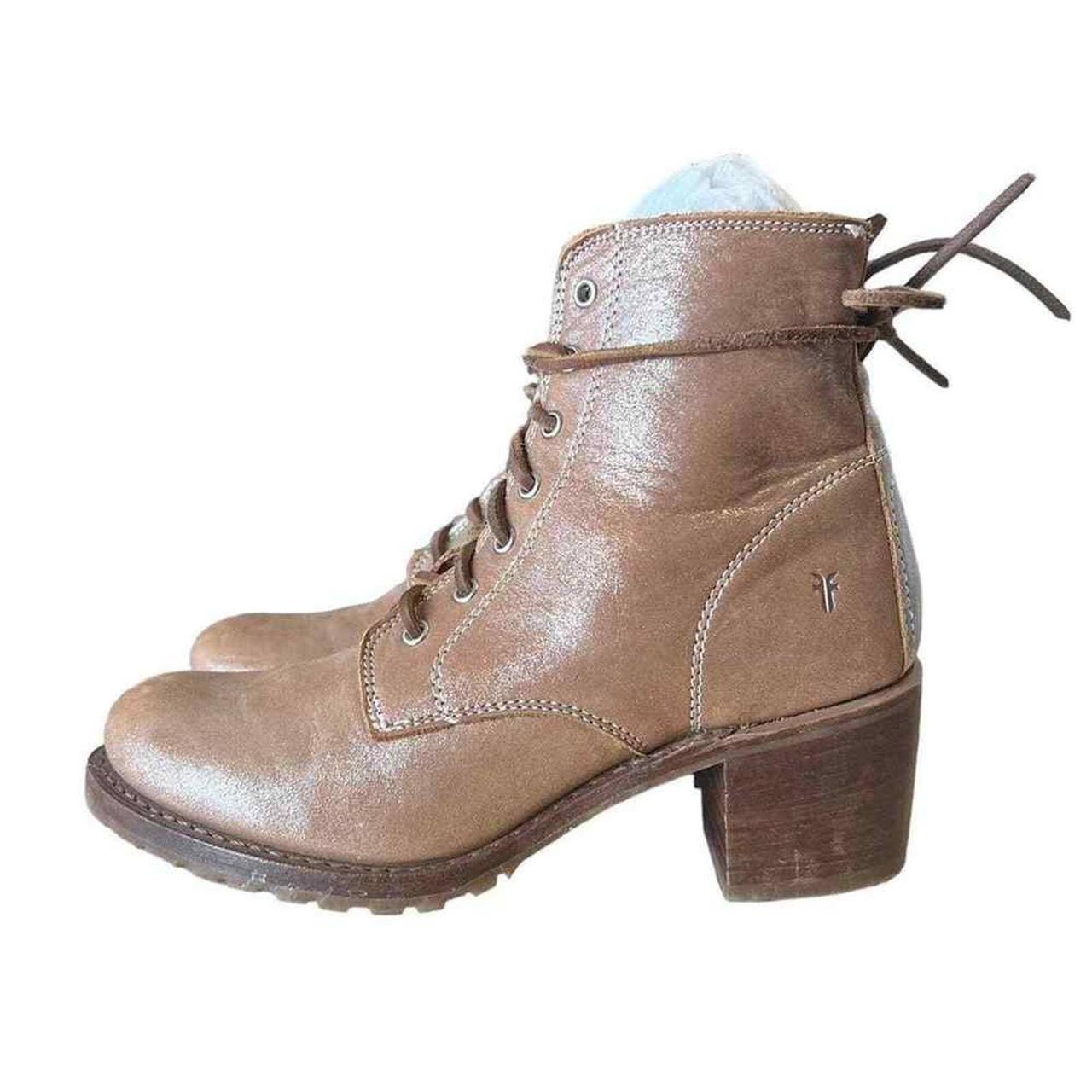 Frye women's sabrina moto outlet lace up combat boot