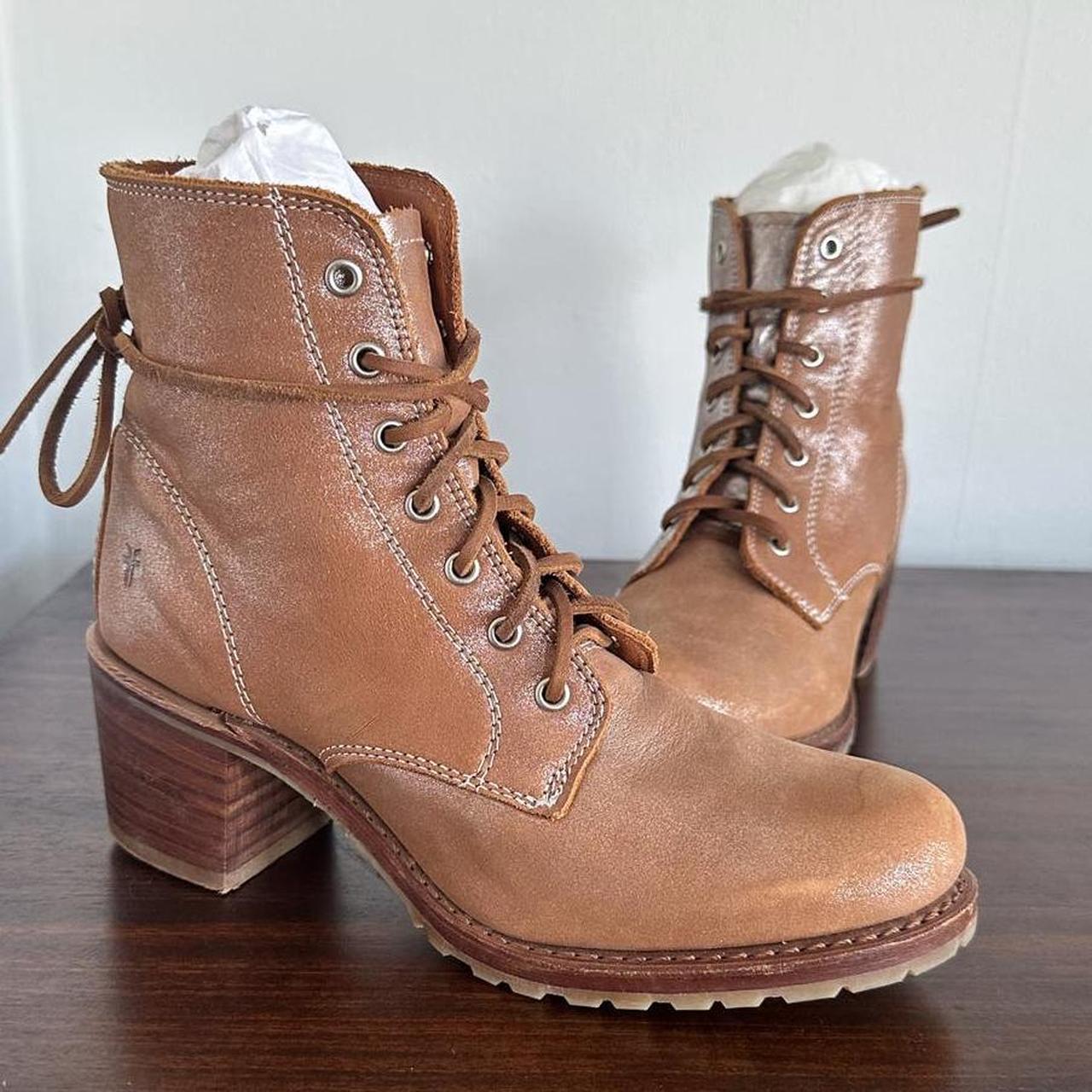 Frye metallic boots best sale