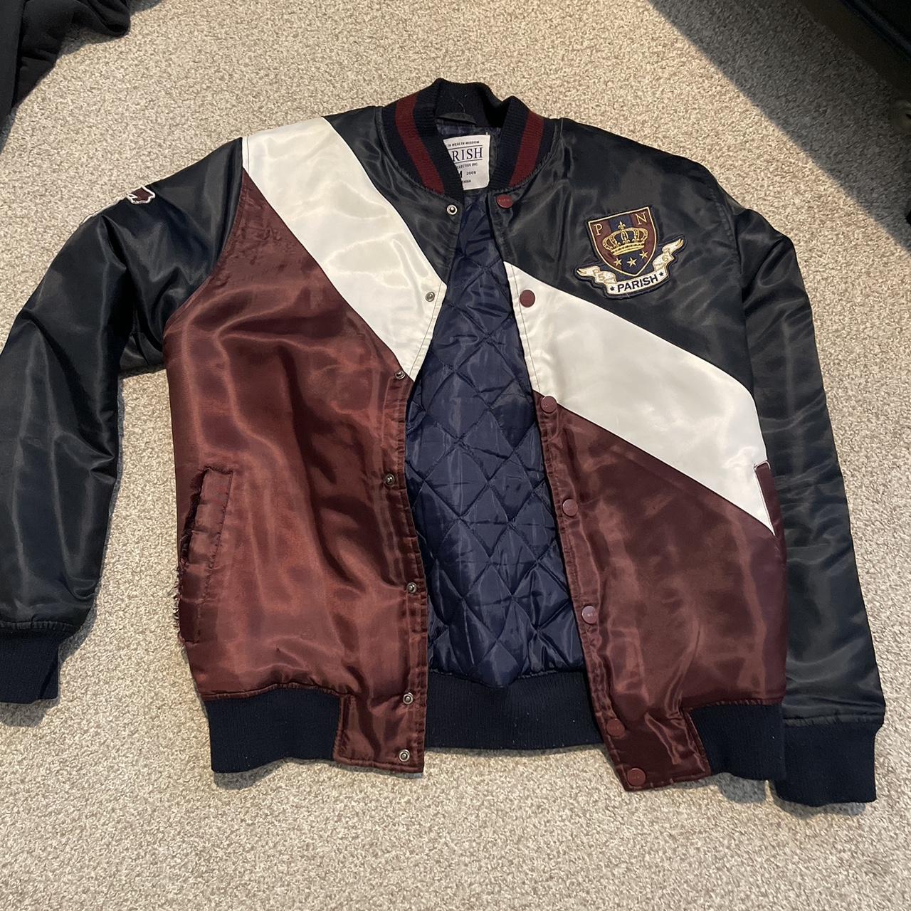 Parish varsity jacket - Depop