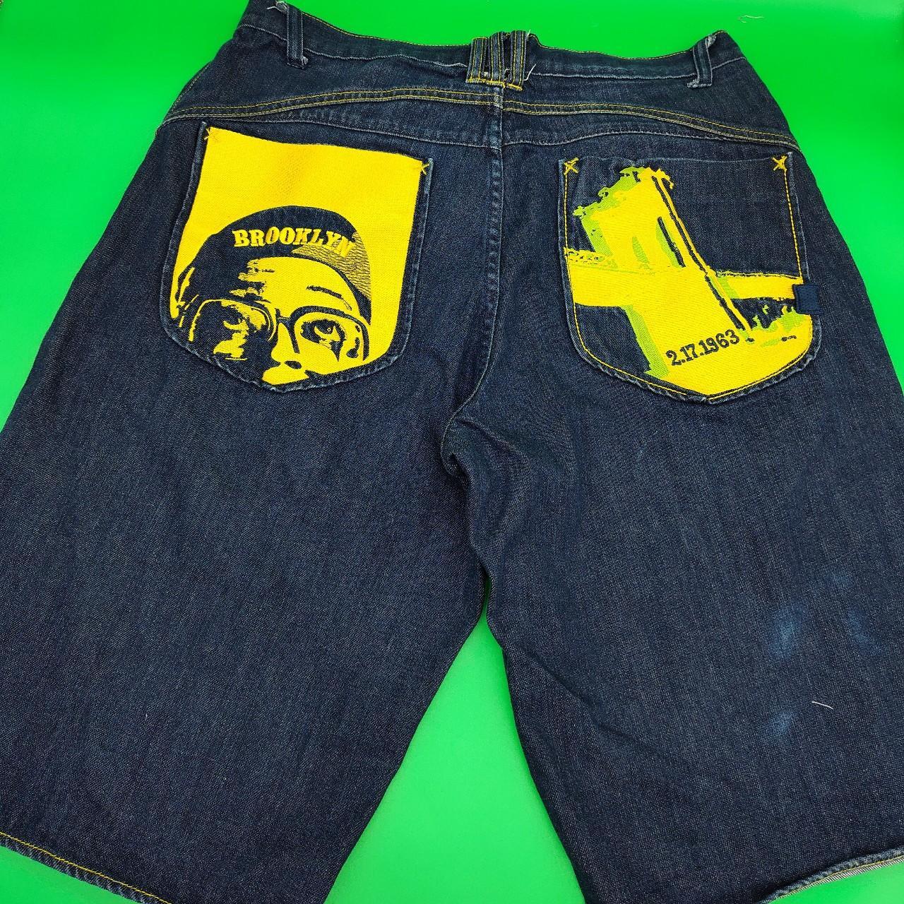 Nike Air Jordan Vintage 90s Denim Long Jean Shorts | Depop