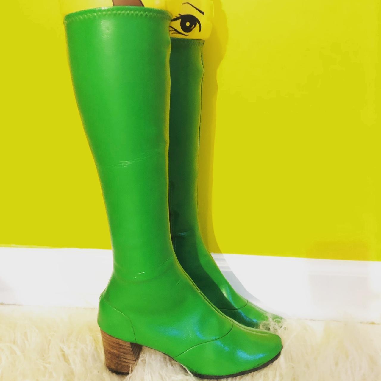 Women's Green Boots | Depop