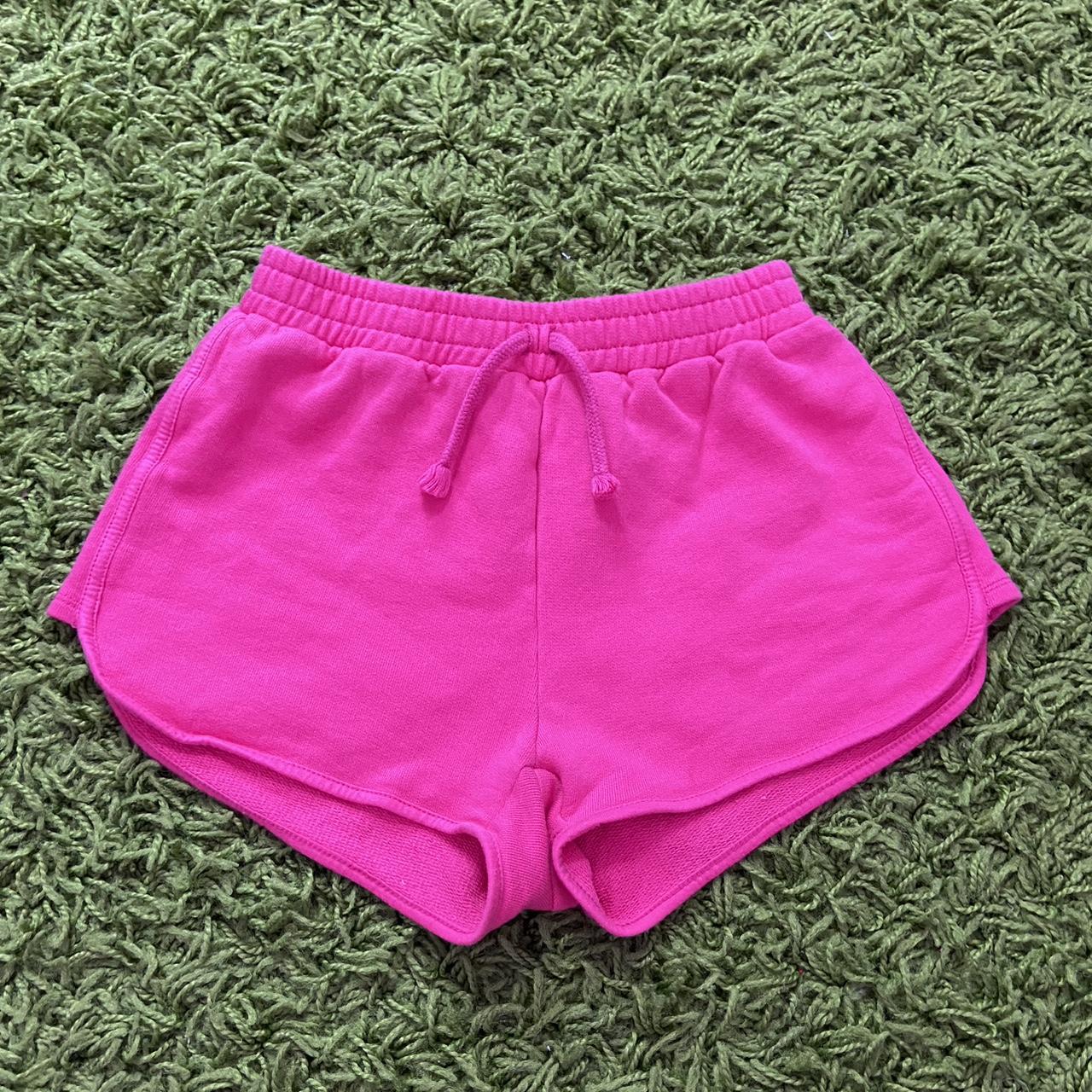 Pink shorts with strings Size: 11/12 - Depop