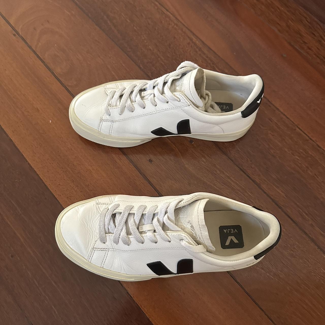 VEJA ‘CAMPO’ UNISEX SNEAKER WOMEN SIZE US 7 WHITE... - Depop