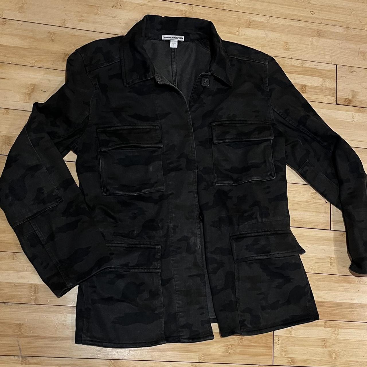 James perse camo on sale jacket