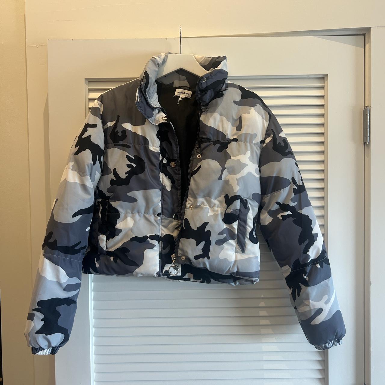 Reversible camo puffer on sale jacket forever 21