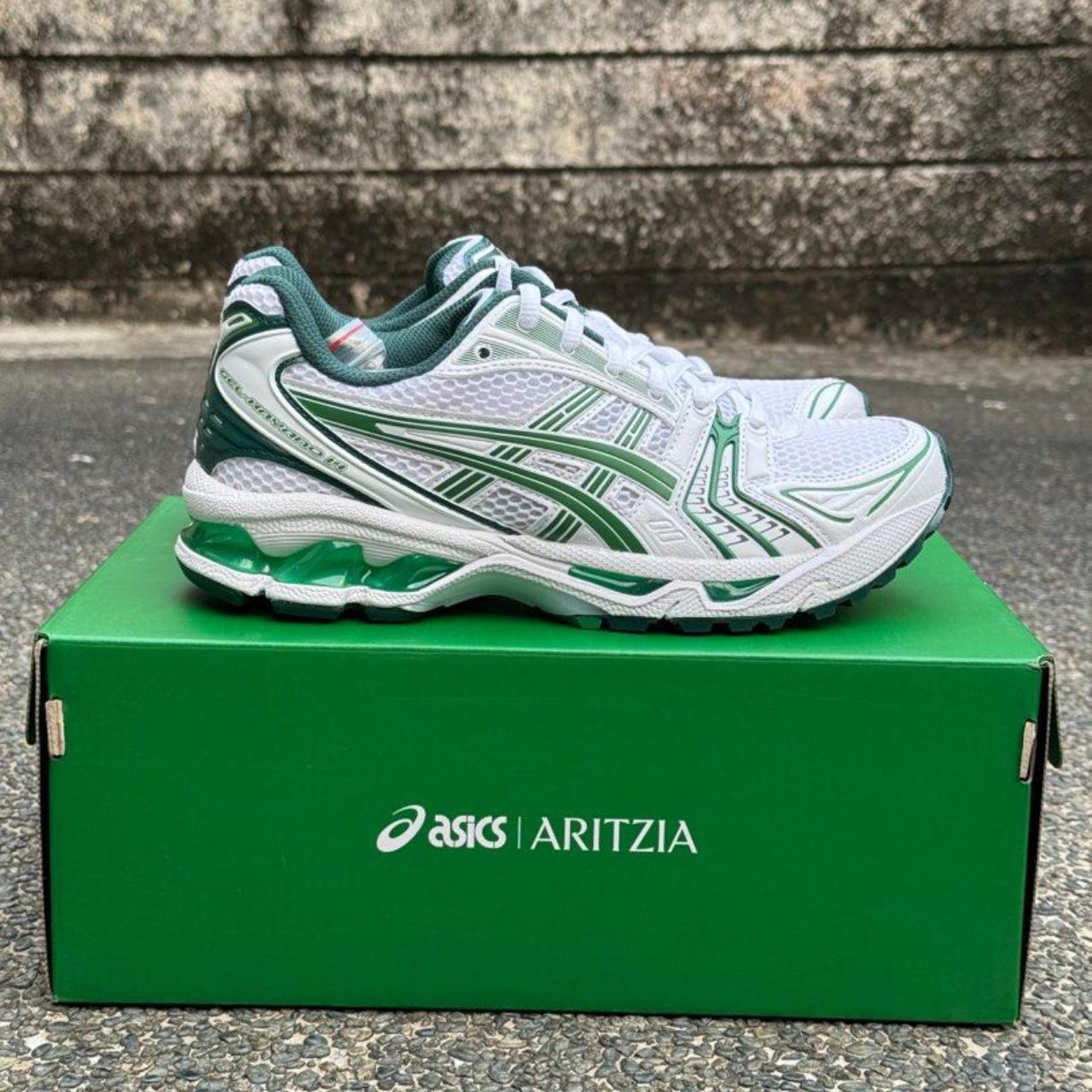 ASICS Gel-Kayano 14 Aritzia White Leprechaun Size US | Depop