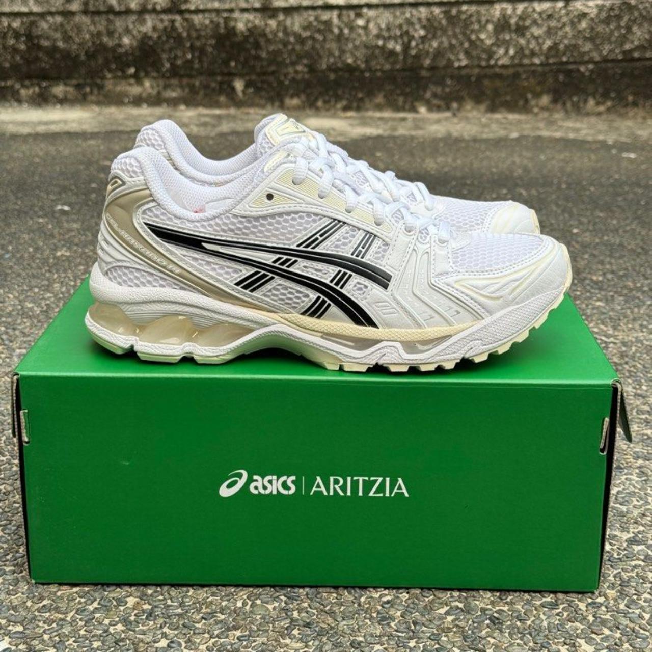 ASICS Gel-Kayano 14 Aritzia White Leprechaun Size US | Depop