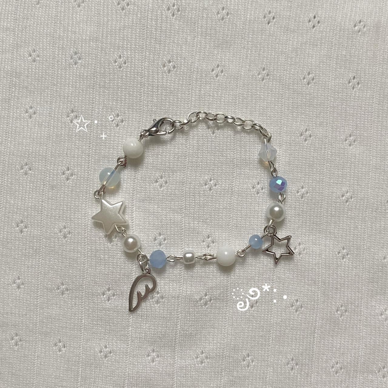 Wave to earth inspired bracelet ୨୧⋆｡˚ ☁️ 7 in and... - Depop