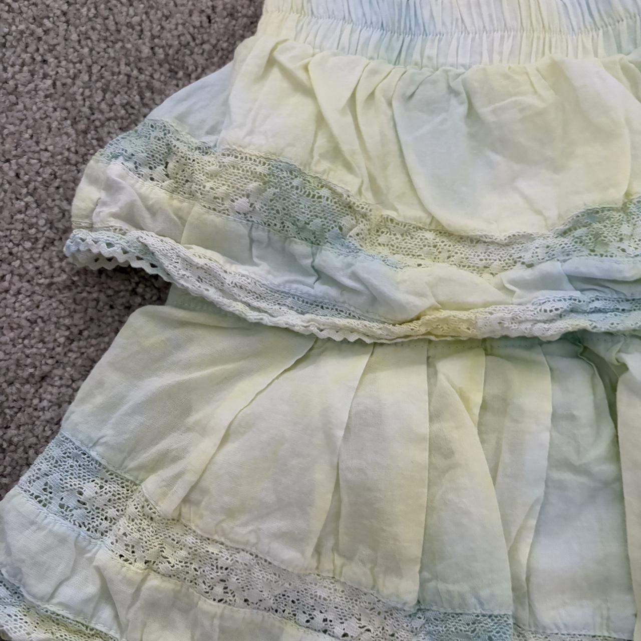 LoveShackFancy Women's Skirt - Yellow/Multi - S –… - image 2