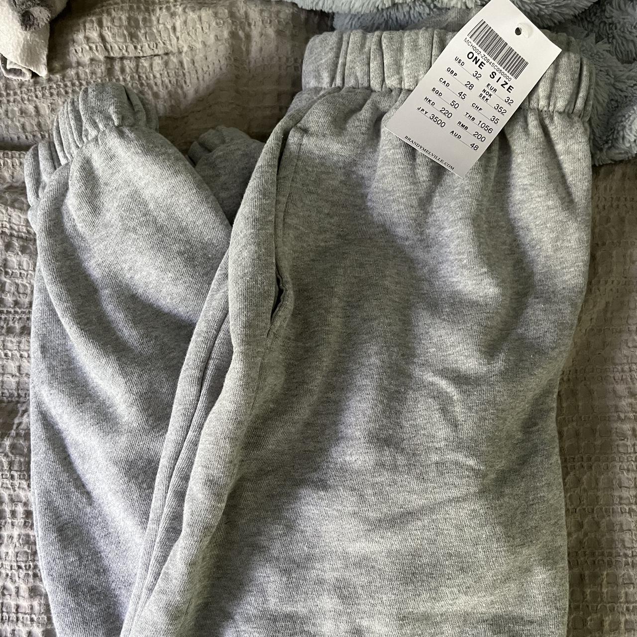 light grey brandy rosa sweatpants NWT! one... - Depop