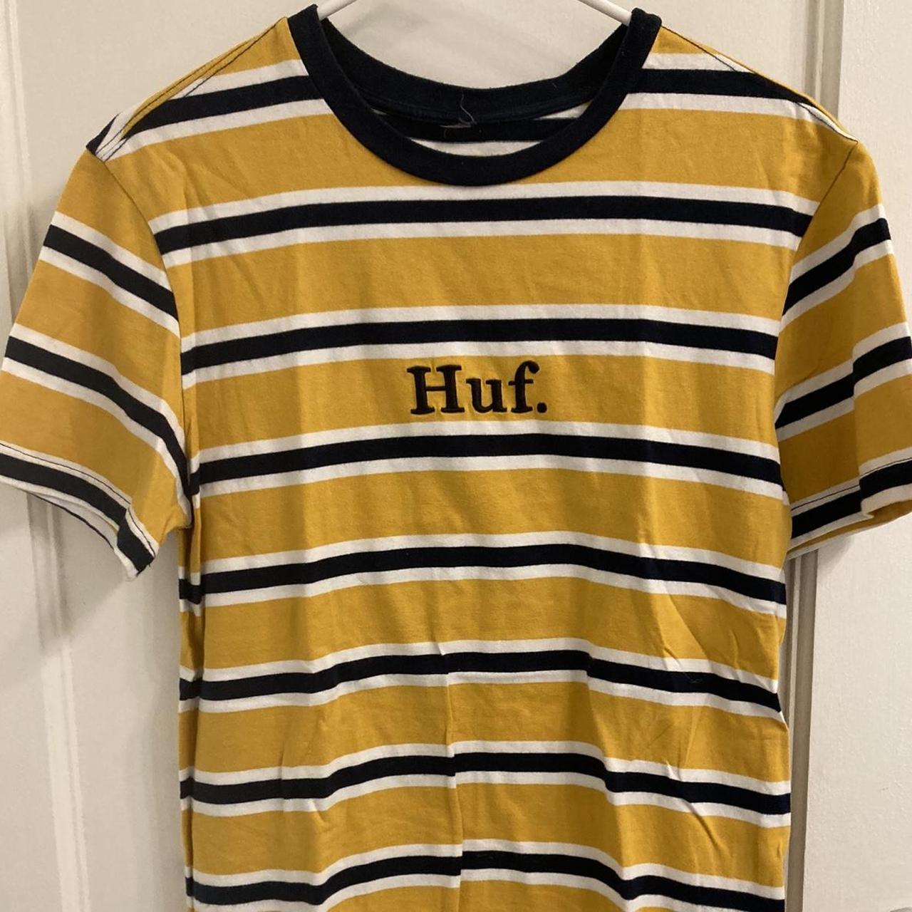 Black yellow huf discount shirt