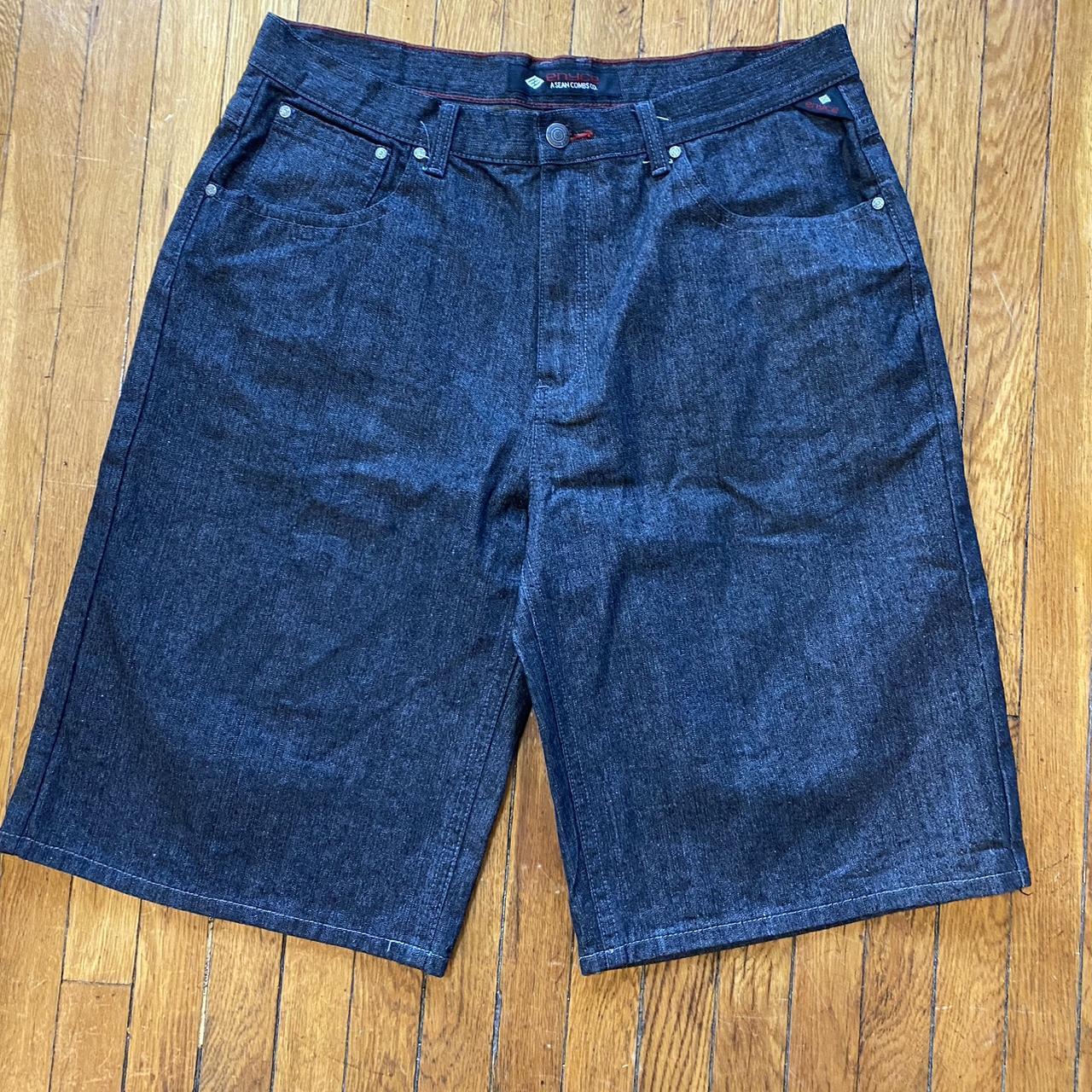 Vintage early 2000s enyce jorts size 40 baggy fit... - Depop